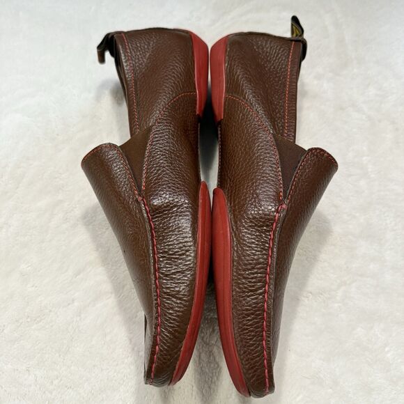 Michael Toschi Onda SE Driving Loafers Men\'s 9.5 Brown Red Sole MSRP $575 main image 8